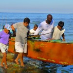 Josh lends a hand to local fishermen