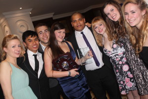 The Dance Society was presented with the prestigious award of Best Event 2012/2013 for ‘Get Down @ RHUL 2012’
