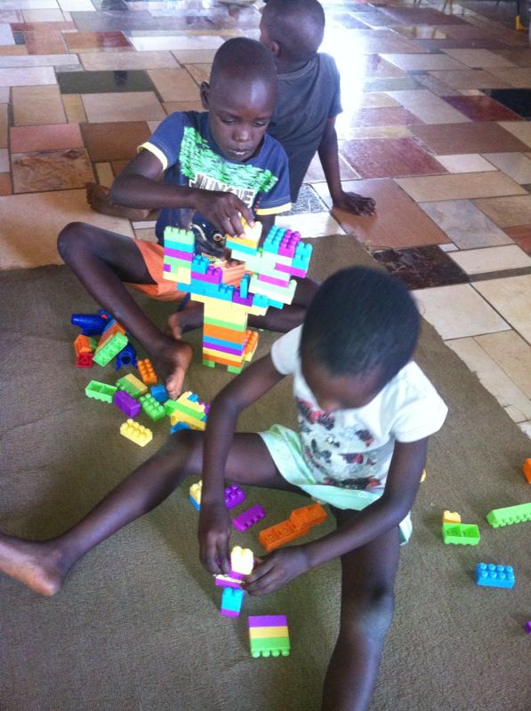 Donate just £10 to educate AIDS orphans, and provide simple play equipment like this! 